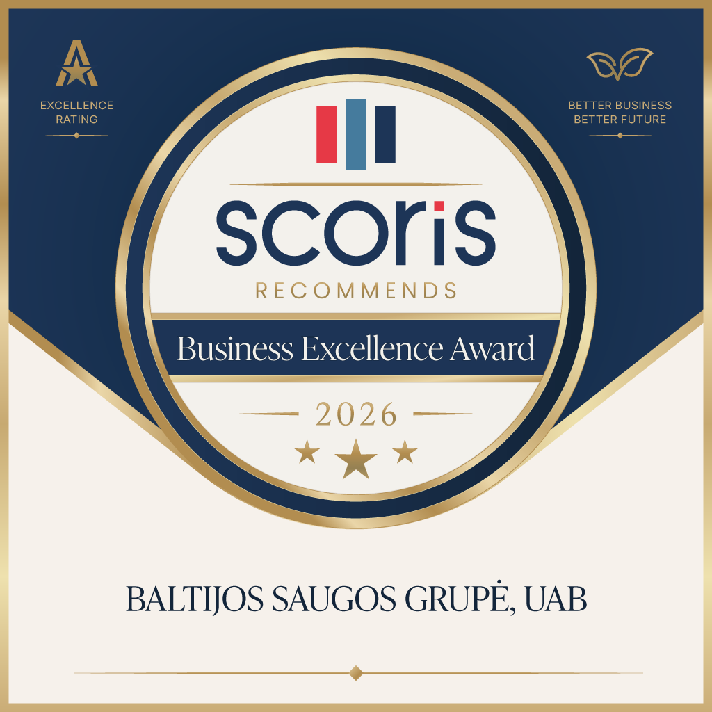 BSG įvertinta „Scoris Business Excellence Award 2026“